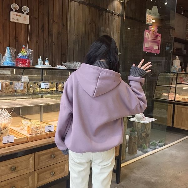 velvet oversized women hoodie for clothes pullover loose high collar two-letter printing casual pullover sweatshirt female 201204, Black
velvet oversized women hoodie for clothes pullover loose high collar two-letter printing casual pullover sweatshirt female 201204, Black