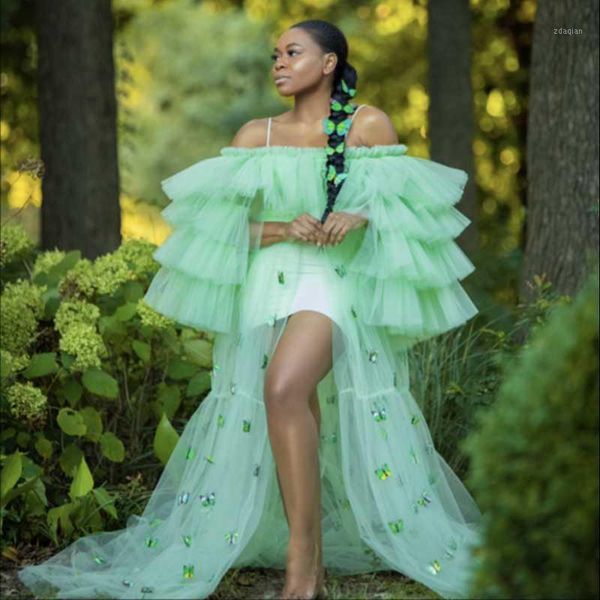 casual dresses chic green butterfly sheer overlay women off the shoulder ruffles tiered tulle long see thru dress vestido de mujer1, Black;gray
casual dresses chic green butterfly sheer overlay women off the shoulder ruffles tiered tulle long see thru dress vestido de mujer1, Black;gray