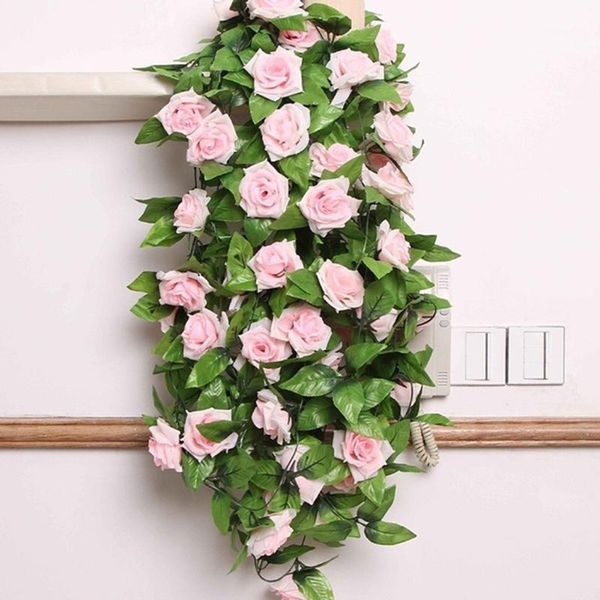 decorative flowers & wreaths simulation flower rose artificial wedding house decoration 220cm length vine creepers gift party favor1
decorative flowers & wreaths simulation flower rose artificial wedding house decoration 220cm length vine creepers gift party favor1