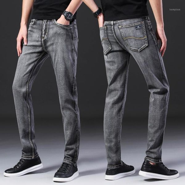 2021 autumn jeans business casual classic style fashion denim trousers male gray new men's stretch-fit midweight1, Blue
2021 autumn jeans business casual classic style fashion denim trousers male gray new men's stretch-fit midweight1, Blue