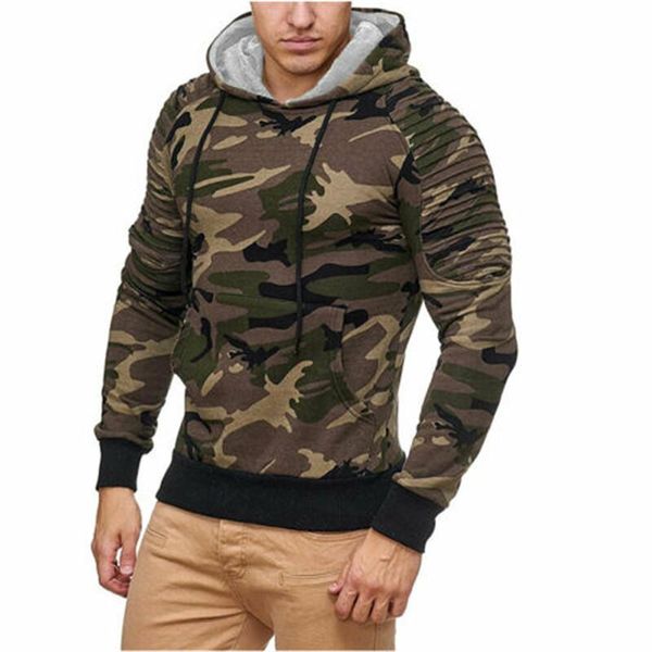 men's hooded wear new camouflage printed hoody winter warm sweats male pullover hoodies sweatshirt outwear fashionable hot, Black
men's hooded wear new camouflage printed hoody winter warm sweats male pullover hoodies sweatshirt outwear fashionable hot, Black