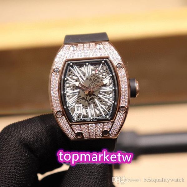 manufacturers version rm 010 skeleton dial rose gold diamonds case japan miyota automatic rm010 mens watch rubber strap sp, Slivery;brown
manufacturers version rm 010 skeleton dial rose gold diamonds case japan miyota automatic rm010 mens watch rubber strap sp, Slivery;brown