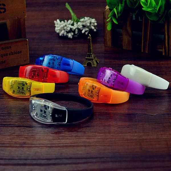 party decoration silicone sound controlled led light up bracelet activated glow flash bangle wristband for festival christmas
party decoration silicone sound controlled led light up bracelet activated glow flash bangle wristband for festival christmas