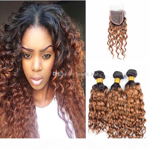ombre color 1b 30 human hair bundles with lace closure 4pcs lot dark root brown 3bundles with closure 4x4 for woman, Black
ombre color 1b 30 human hair bundles with lace closure 4pcs lot dark root brown 3bundles with closure 4x4 for woman, Black