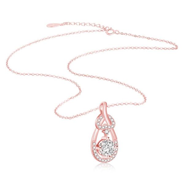 female 925 sterling silver and rose gold necklace sparkling zircon pendant solid silver necklace clavicle chain girls
female 925 sterling silver and rose gold necklace sparkling zircon pendant solid silver necklace clavicle chain girls