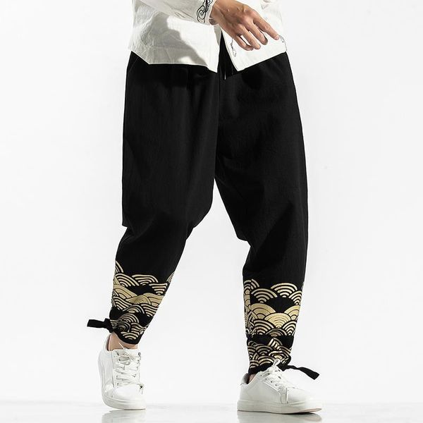 chinese style male harem pants men ankle length cotton linen bermuda masculina male pants streetwear man clothing plus xxxxxl1, Black
chinese style male harem pants men ankle length cotton linen bermuda masculina male pants streetwear man clothing plus xxxxxl1, Black