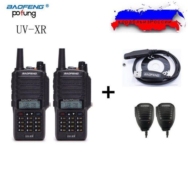 2pcs baofeng uv-xr 10w power dual band 136-174/400-520mhz waterproof ham two-way radio walkie talkie+programming cable+2 speaker1
2pcs baofeng uv-xr 10w power dual band 136-174/400-520mhz waterproof ham two-way radio walkie talkie+programming cable+2 speaker1