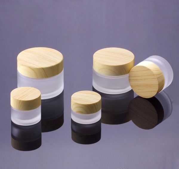frosted glass jar cream bottles round cosmetic jars hand face cream bottle 5g-10g-15g-30g-50g jars with wood grain cover pp inner
frosted glass jar cream bottles round cosmetic jars hand face cream bottle 5g-10g-15g-30g-50g jars with wood grain cover pp inner