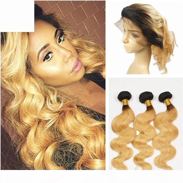 ombre 360 lace frontal with bundles two tone human virgin brazilian hair with 360 full lace band frontal #1b 27 honey blonde bundles, Black;brown
ombre 360 lace frontal with bundles two tone human virgin brazilian hair with 360 full lace band frontal #1b 27 honey blonde bundles, Black;brown