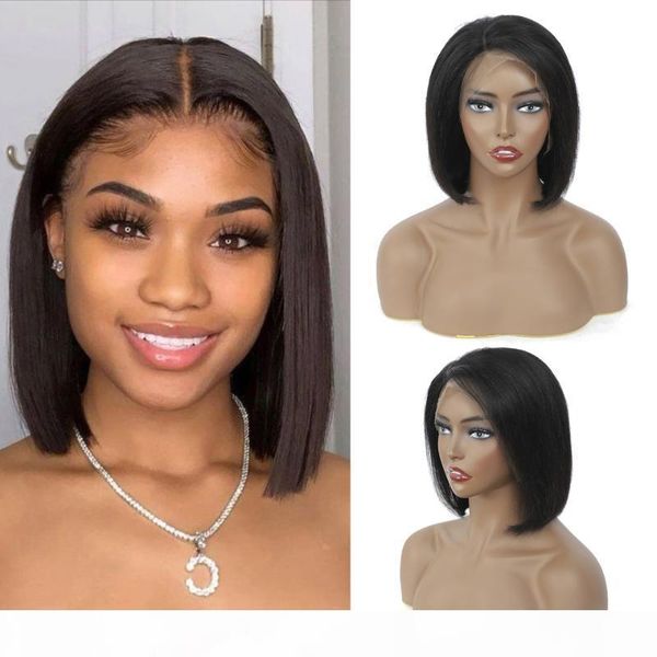 13x4 lace front human hair wigs 150% density brazilian straight bob lace frontal wig for women remy hair short bob wigs, Black;brown
13x4 lace front human hair wigs 150% density brazilian straight bob lace frontal wig for women remy hair short bob wigs, Black;brown
