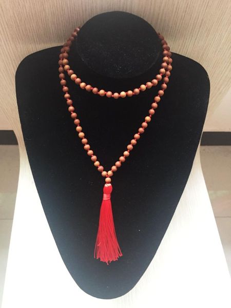 108 mala beads necklace hand knotted necklace 6mm sandalwood necklaces 3 color can choose sweater decoration necklaces, Silver
108 mala beads necklace hand knotted necklace 6mm sandalwood necklaces 3 color can choose sweater decoration necklaces, Silver