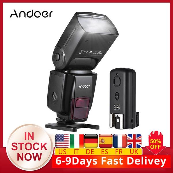 flashes in cz us ru andoer ad560 iv 2.4g wireless on-camera slave speedlite flash light gn50 trigger for a7/a7 ii
flashes in cz us ru andoer ad560 iv 2.4g wireless on-camera slave speedlite flash light gn50 trigger for a7/a7 ii