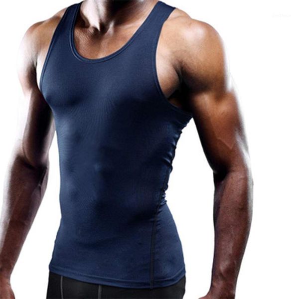 running jerseys t-shirt sportswear sport shirt men fitness muscle sleeveless vest training tank mens compression shirts clothing1, Black;blue
running jerseys t-shirt sportswear sport shirt men fitness muscle sleeveless vest training tank mens compression shirts clothing1, Black;blue