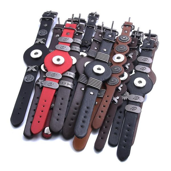 10pcs leather snap button bracelet watches fit 18mm snap buttons jewelry simple leather snap bracelet for women men jewelry q sqcyqa, Golden;silver
10pcs leather snap button bracelet watches fit 18mm snap buttons jewelry simple leather snap bracelet for women men jewelry q sqcyqa, Golden;silver
