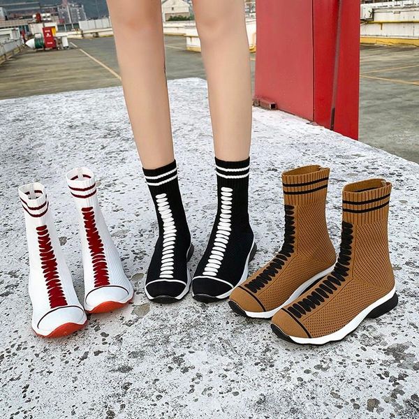 the latest fashion knitted socks shoes women casual shoes comfortable and breathable sports flat large size women, Black
the latest fashion knitted socks shoes women casual shoes comfortable and breathable sports flat large size women, Black