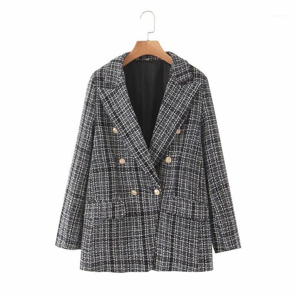 2020 spring summer women plaid blazers coats long sleeve double breasted twill soft blazer female elegant office lady blazers1, White;black
2020 spring summer women plaid blazers coats long sleeve double breasted twill soft blazer female elegant office lady blazers1, White;black