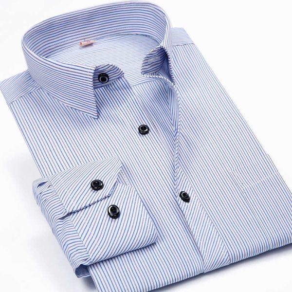 classic long sleeve stiped men fashion men's business formal plus size casual slim shirts camisa hombre, White;black
classic long sleeve stiped men fashion men's business formal plus size casual slim shirts camisa hombre, White;black