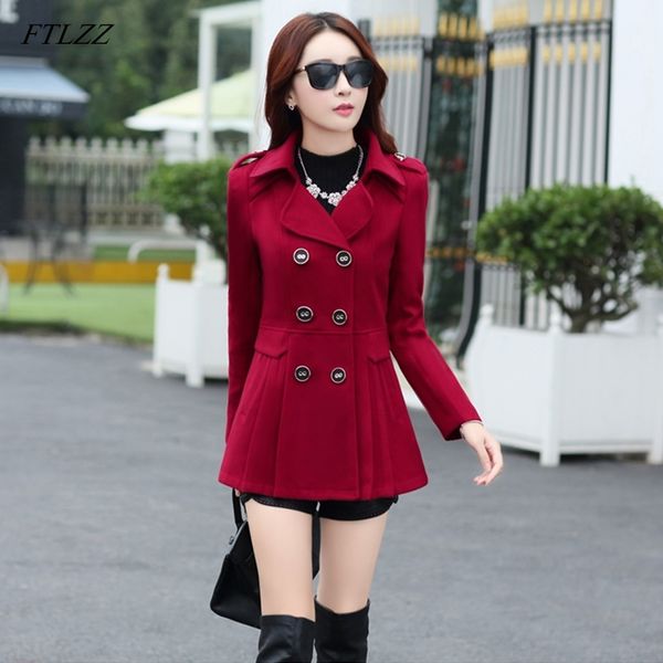 ftlzz woolen short coat plus size 3xl women slim double breasted wool blend warm jacket autumn winter female outerwear 201102, Black
ftlzz woolen short coat plus size 3xl women slim double breasted wool blend warm jacket autumn winter female outerwear 201102, Black