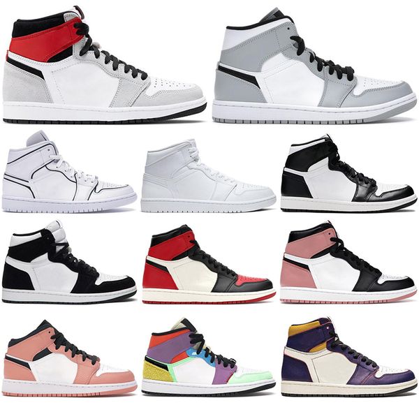 2020 new mens high og jd 1 men women basketball shoes 1s unc obsidian court purple light smoke grey women sports sneakers trainers
2020 new mens high og jd 1 men women basketball shoes 1s unc obsidian court purple light smoke grey women sports sneakers trainers