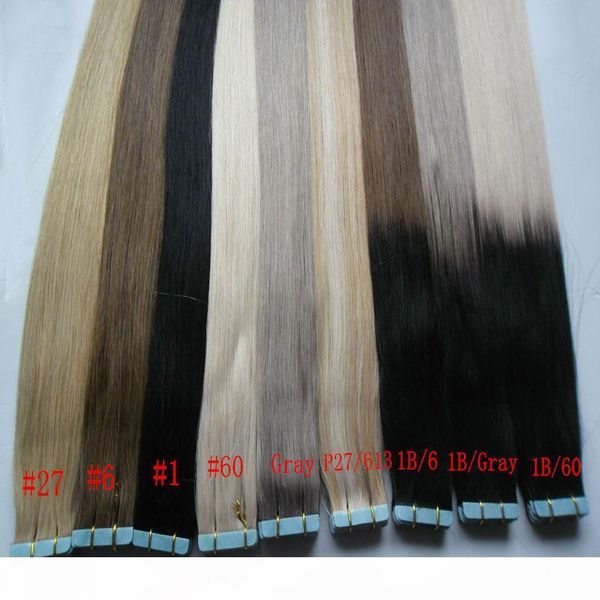 tape in extensions ombre hair 40pcs remy human hair straight ombre skin weft hair extensions, Black
tape in extensions ombre hair 40pcs remy human hair straight ombre skin weft hair extensions, Black