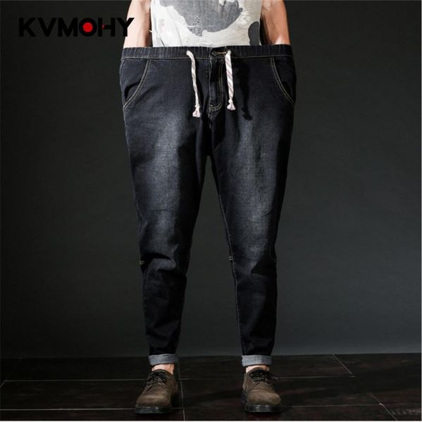 men's jeans men harem pants casual trousers denim fashion loose vaqueros vintage belted elastic waist plus size l-6xl, Blue
men's jeans men harem pants casual trousers denim fashion loose vaqueros vintage belted elastic waist plus size l-6xl, Blue