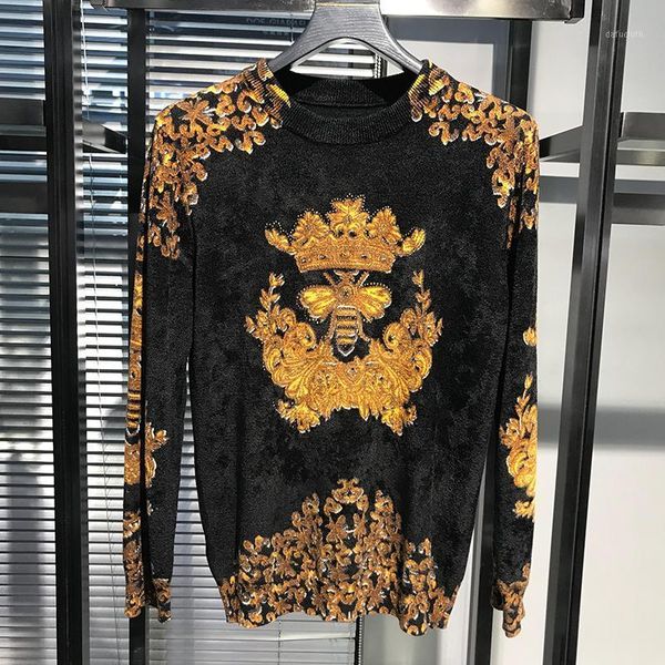 k11193 fashion men's sweaters 2020 runway european design party style men's clothing1, White;black
k11193 fashion men's sweaters 2020 runway european design party style men's clothing1, White;black