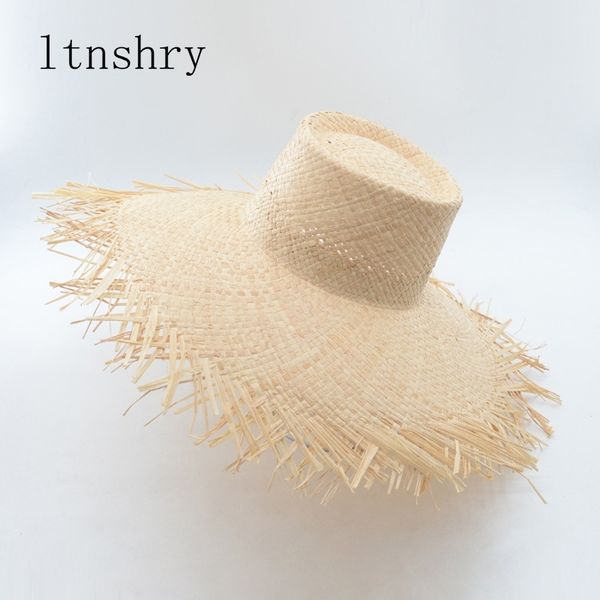 summer bucket hatsun visor chapeau paille feminino hat for women raffia straw wide side beach hat fashion floppy hats y200714, Blue;gray
summer bucket hatsun visor chapeau paille feminino hat for women raffia straw wide side beach hat fashion floppy hats y200714, Blue;gray