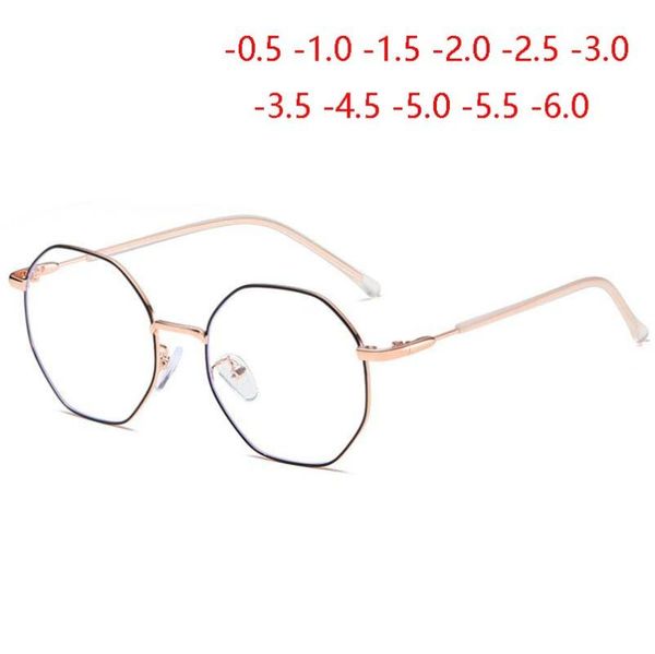1.56 refractive index prescription lens graduated eyeglasses polygon stainless steel finished myopia glasses -0.5 -1.0 to -6.0, White;black
1.56 refractive index prescription lens graduated eyeglasses polygon stainless steel finished myopia glasses -0.5 -1.0 to -6.0, White;black