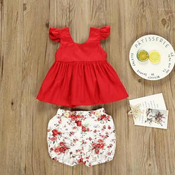 summer toddler girl set red dress shirt + floral shorts 2pcs fashion baby set kids suit clothes1, White
summer toddler girl set red dress shirt + floral shorts 2pcs fashion baby set kids suit clothes1, White