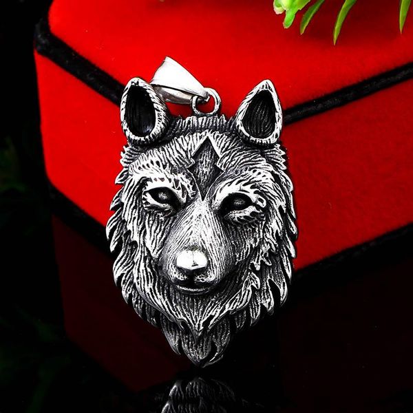 pendant necklaces punk howling wolf 316l stainless steel men necklace viking charm fashion jewelry boys gift, Silver
pendant necklaces punk howling wolf 316l stainless steel men necklace viking charm fashion jewelry boys gift, Silver