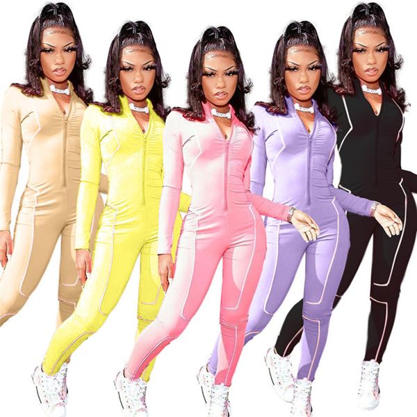 fall winter women solid color jumpsuits fashion skinny bodysuits black rompers casual long sleeve overalls plus size leggings 4037, Black;gray
fall winter women solid color jumpsuits fashion skinny bodysuits black rompers casual long sleeve overalls plus size leggings 4037, Black;gray