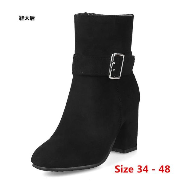 boots woman high heel heels for women shoes spring autumn ankle booties female small big size 34 - 48, Black
boots woman high heel heels for women shoes spring autumn ankle booties female small big size 34 - 48, Black