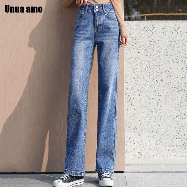 unua amo high waist jeans for women stylish straight denim pants 2020 spring autumn casual loose jeans trousers size 26-321, Blue
unua amo high waist jeans for women stylish straight denim pants 2020 spring autumn casual loose jeans trousers size 26-321, Blue