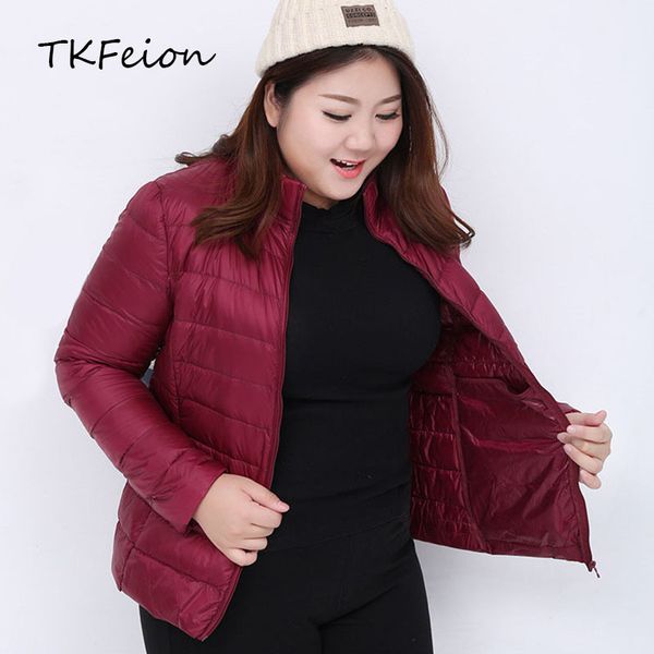 female coat jacket light ultra-thin style 2019 autumn winter womens slim short overcoat duck down filler stand collar plus s-7xl c1106, Black;brown
female coat jacket light ultra-thin style 2019 autumn winter womens slim short overcoat duck down filler stand collar plus s-7xl c1106, Black;brown