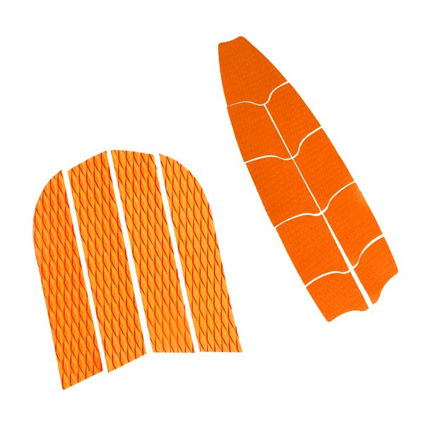 1 Set / 13 Pieces Self Adhesive Eva Surfboard Longboard Full Deck Traction Pad + Dog Sup Paddleboard Traction Pad Grip Mat