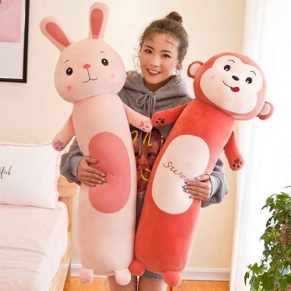 50/55cm animal frog lion monkey cat long strip sleeping cylindrical pillow doll lazy plush toy children pillow decor home
50/55cm animal frog lion monkey cat long strip sleeping cylindrical pillow doll lazy plush toy children pillow decor home