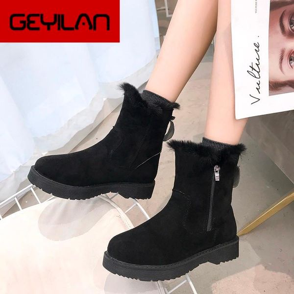 women boots 2020 winter shoes woman snow boots with plush inside botas mujer waterproof winter female booties u11-47, Black
women boots 2020 winter shoes woman snow boots with plush inside botas mujer waterproof winter female booties u11-47, Black
