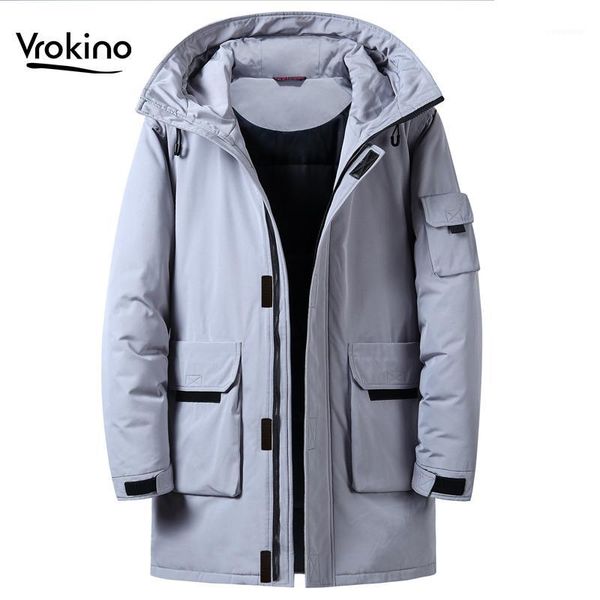 new in 2019 winter men'swhite duck dow hooded down jacket fashion classic style warm medium and long section down jacket1, Black
new in 2019 winter men'swhite duck dow hooded down jacket fashion classic style warm medium and long section down jacket1, Black