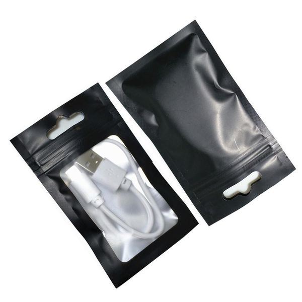 200pcs matte clear black aluminum foil ziplock packing pouches data line snack nuts storage bag mylar zipper bags with hang hole h bbytmp
200pcs matte clear black aluminum foil ziplock packing pouches data line snack nuts storage bag mylar zipper bags with hang hole h bbytmp