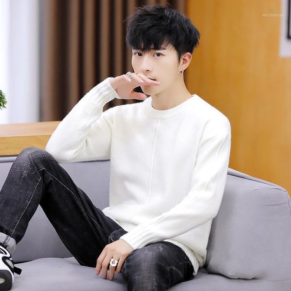 thick autumn winter men pullover o-neck sweater fashion quality knitted jumper soft solid color long sleeve men's sweater1, White;black
thick autumn winter men pullover o-neck sweater fashion quality knitted jumper soft solid color long sleeve men's sweater1, White;black