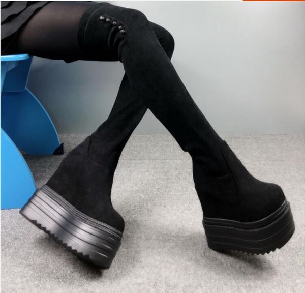 2020 new and american super korean heel women's high shoes dkyx, Black