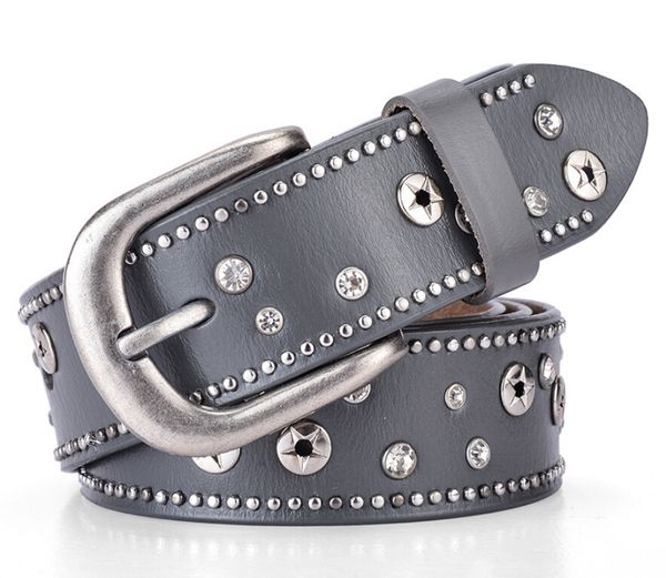 fashion trend ladies belt cowhide rivet rhinestone inlaid pin buckle belt korean casual all-match trousers belt women, Black;brown
fashion trend ladies belt cowhide rivet rhinestone inlaid pin buckle belt korean casual all-match trousers belt women, Black;brown