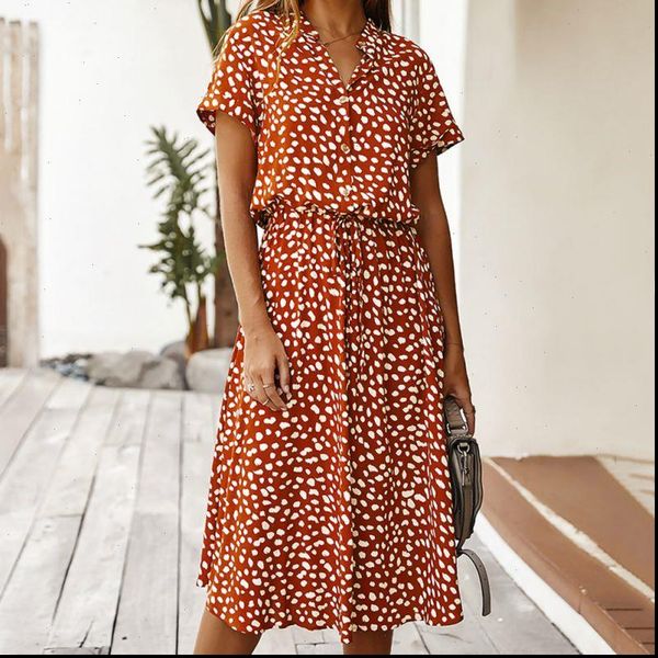 v neck summer dress women vintage casual polka dot print dress short sleeve long party dress vestidos, Black;gray
v neck summer dress women vintage casual polka dot print dress short sleeve long party dress vestidos, Black;gray