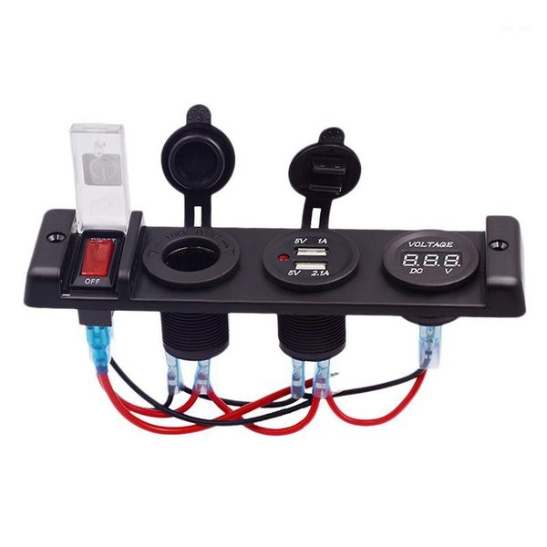 dc12v car cigarette lighter switch four-position center console dual usb charger with voltmeter cigarette lighter socket1
dc12v car cigarette lighter switch four-position center console dual usb charger with voltmeter cigarette lighter socket1