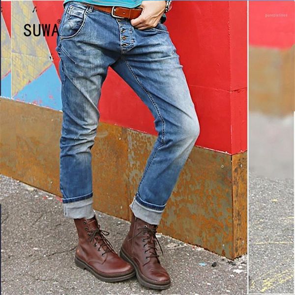2020 fashion retro style classical streetwear women button pencil trousers femme's jeans with pocket 3 color1, Black;white
2020 fashion retro style classical streetwear women button pencil trousers femme's jeans with pocket 3 color1, Black;white