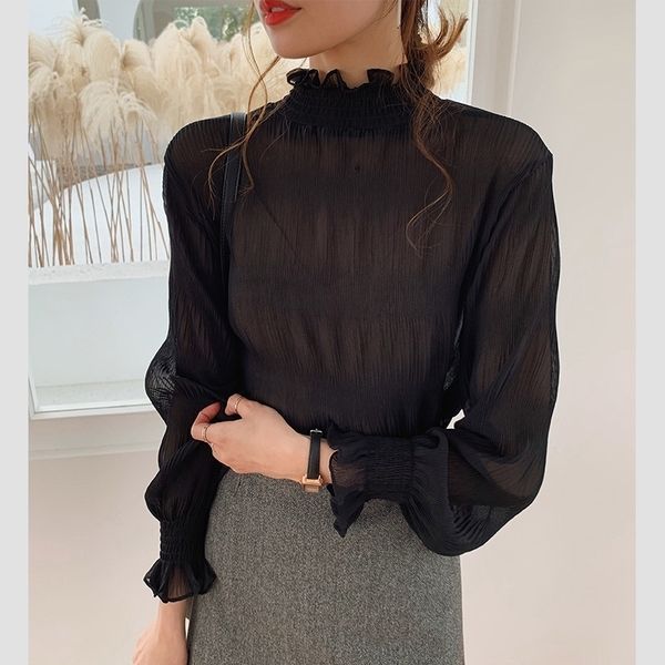 korea chiffon blouse new women long sleeve turtleneck work wear shirts elegant lady casual blouses women's blusas plus size y200828, White
korea chiffon blouse new women long sleeve turtleneck work wear shirts elegant lady casual blouses women's blusas plus size y200828, White