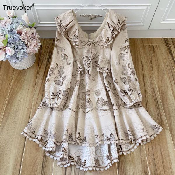 casual dresses truevoker women's spring runway fashion party ladies long sleeve embroidery hollow out linen resort vestidos1, Black;gray
casual dresses truevoker women's spring runway fashion party ladies long sleeve embroidery hollow out linen resort vestidos1, Black;gray