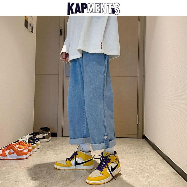 men's jeans kapments baggy men wide leg denim pants 2021 winter mens japanese streetwear cargo male loose vintage, Blue
men's jeans kapments baggy men wide leg denim pants 2021 winter mens japanese streetwear cargo male loose vintage, Blue