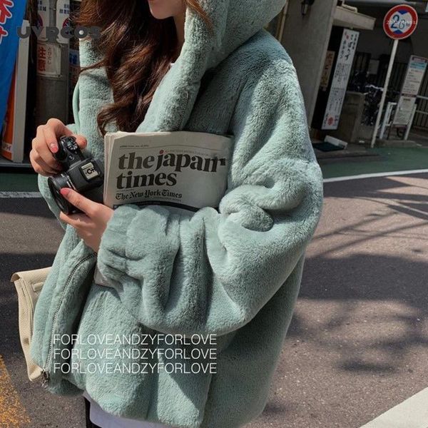 uvrcos 2020 fashion faux fur coat autumn winter women casual hooded plus size faux fur winter jacket women casaco feminino1, Black
uvrcos 2020 fashion faux fur coat autumn winter women casual hooded plus size faux fur winter jacket women casaco feminino1, Black