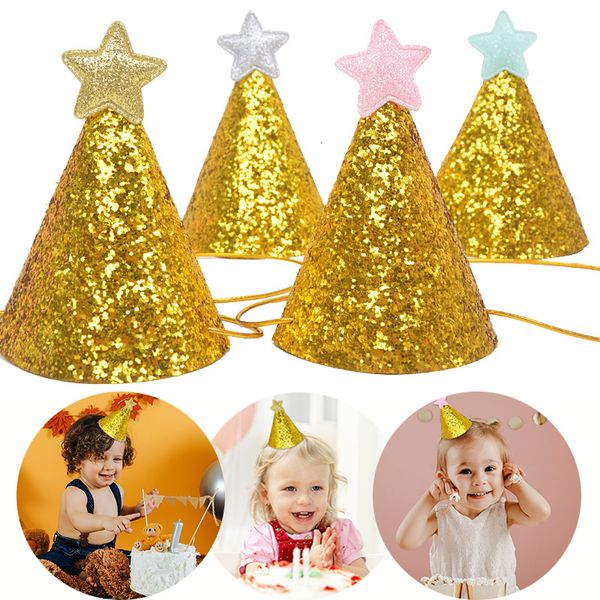 1/3pcs gold glitter hats with star cap baby shower newborn 1st birthday p props kids party decoration
1/3pcs gold glitter hats with star cap baby shower newborn 1st birthday p props kids party decoration